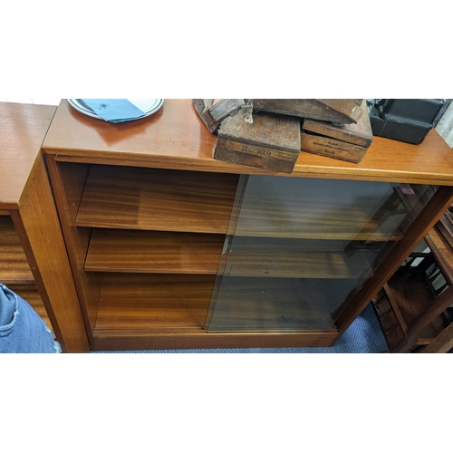 367 - THIS LOT IS WITHDRAWN
Two mid 20th century G-plan teak chest of three drawers, 53.5cm h x 81cm w, to... 