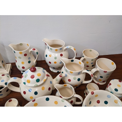 393 - Emma Bridgewater polka dot pattern mugs, plates, egg cups, tea pots, jugs and others
Location: 5-5
I... 