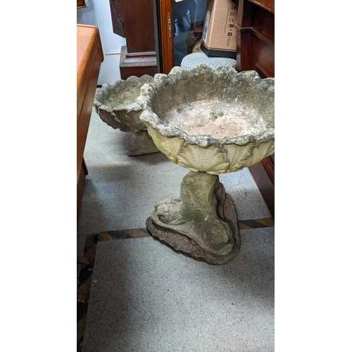 417 - Composition cast stone garden planter with an Italian style base and another
Location: G
If there is... 