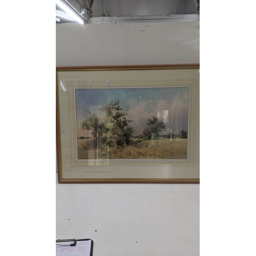 498 - A pair of framed and glazed watercolours singed by William H North to the lower left, 53.5cm x 34cm ... 