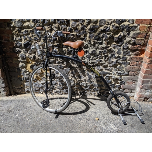 50 - A replica half sized penny farthing bicycle with seat, cover and stand
Location:FOYER
If there is no... 