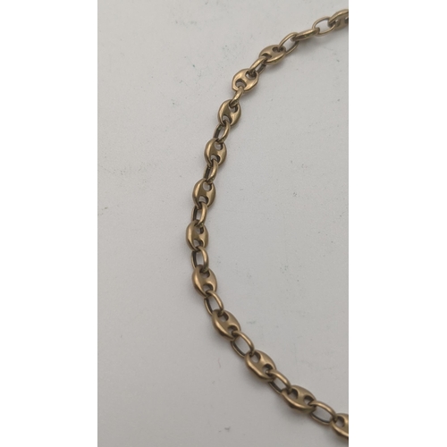 16 - A 9ct gold coffee bean bracelet 19cm L 2.8g 
Location: CAB 3
If there is condition report shown, ple... 