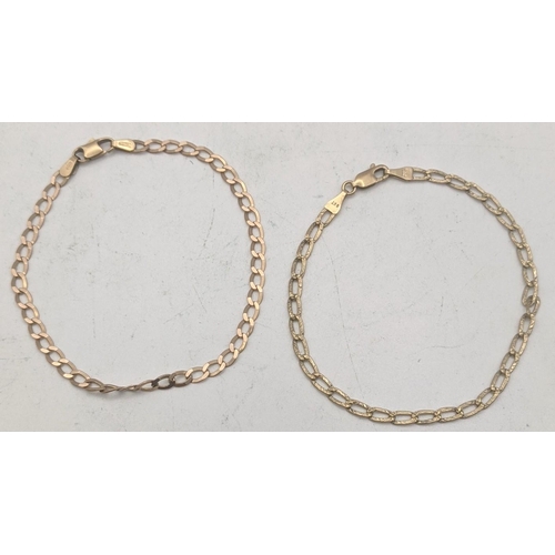 27 - Two 9ct gold ladies bracelets total weight 54g
Location: CAB 8
If there is no condition report shown... 