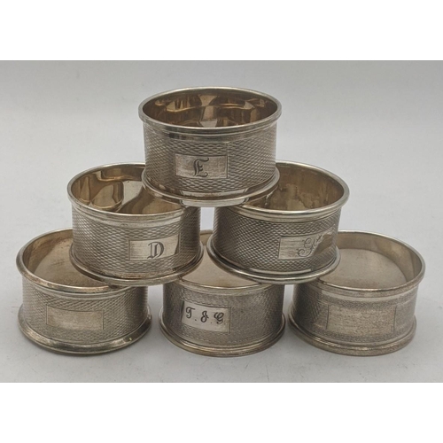 51 - Six similar silver napkin rings total weight 89.4g
Location: CAB 1
If there is condition report show... 