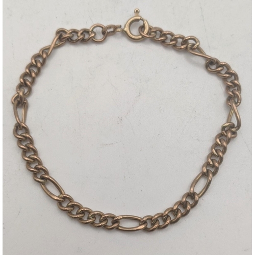 7 - A 9ct gold ladies bracelet 19.5cm L, 3.5g
Location: CAB 3
If there is no condition report shown, ple... 