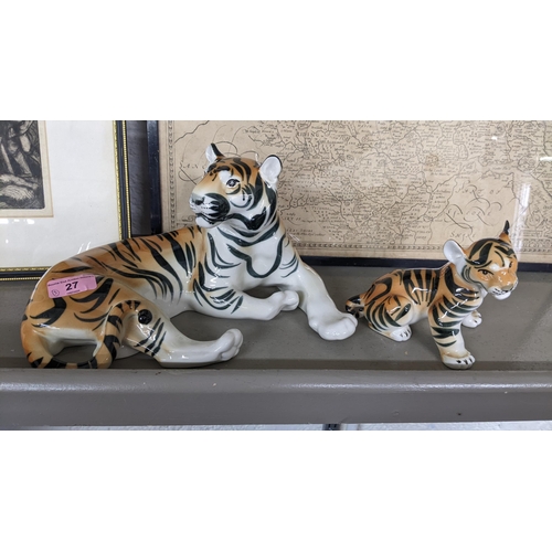 27 - A USSR recumbent model tiger and a tiger cub
Location:R2.3
If there is no condition report shown, pl... 