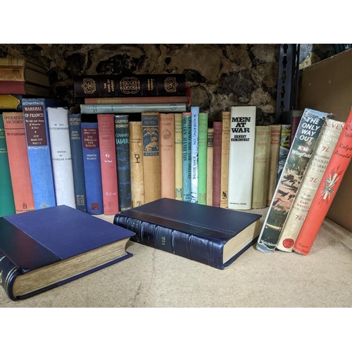 253 - A collection of books on 1st and 2nd World Wars and earlier to include Mortimer and Dorothy Menpes -... 