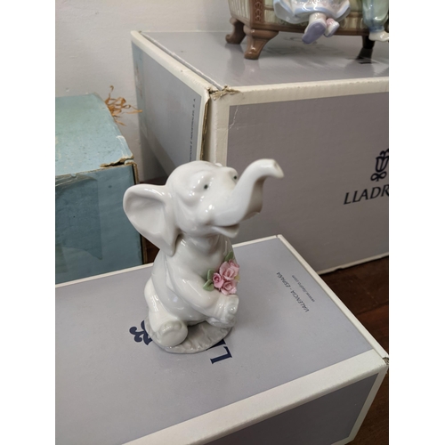 413 - Lladro figures to include 'Big Sister', 'Girl with Lamb' and 'Lucky in Love'
Location: RAB
If there ... 