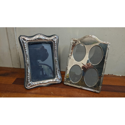 453 - A reproduction silver photograph frame, a silver plated photograph flame
Location: 9-1
If there is n... 