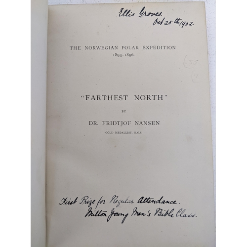 457 - Dr Fridtjof Nansen - Farthest North - Being the Record of a voyage of exploration of the ship Fram 1... 