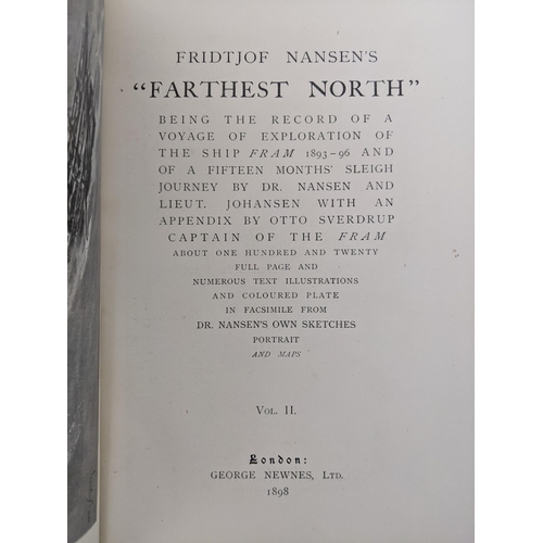 457 - Dr Fridtjof Nansen - Farthest North - Being the Record of a voyage of exploration of the ship Fram 1... 