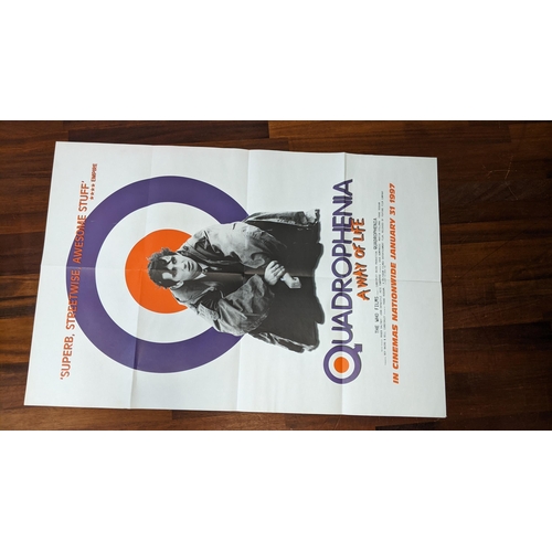 538 - Quadrophenia original film poster, date 1997, re release, folded, Double Crown, 20in x 30in
Location... 