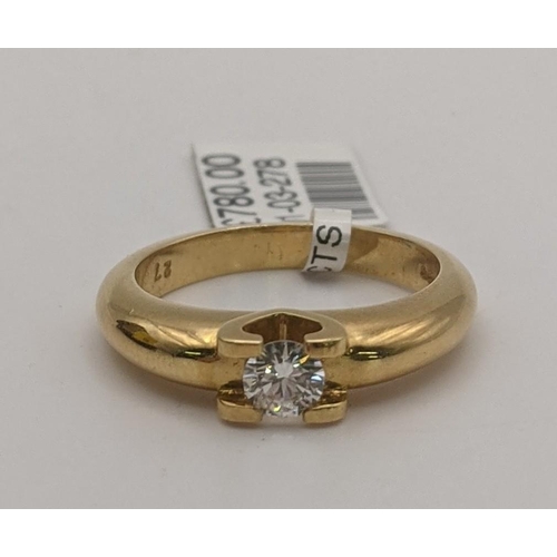 70 - An 18ct gold solitaire diamond ring, size L , Location: CAB 10
If there is no condition report shown... 