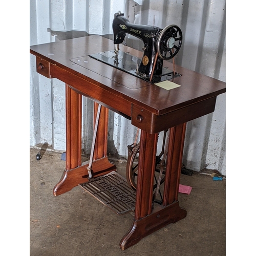 331 - An early 20th century Singer sewing machine trestle table
Location:RC
If there is no condition repor... 