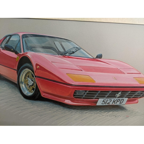 324 - Dave Blyth - two vies of a Ferrari 512 pastel, signed and dated 1990
Location:A4M
If there is no con... 