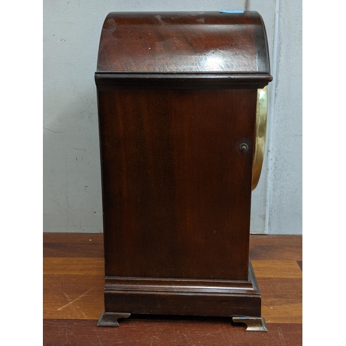 325 - A 1920's German Peerless inlaid mahogany cased mantel clock
Location:1.1
If there is no condition re... 