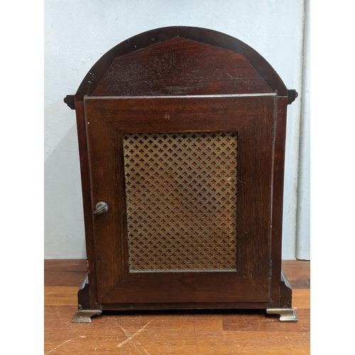 325 - A 1920's German Peerless inlaid mahogany cased mantel clock
Location:1.1
If there is no condition re... 