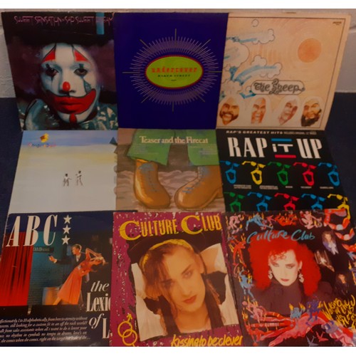 226 - A quantity of mainly 1980's records to include Spandau Ballet, Abba, Paul Young, Alison Moyet, Roxy ... 