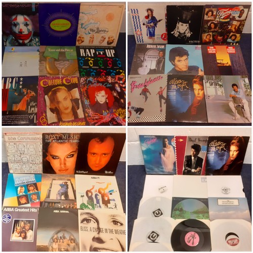 226 - A quantity of mainly 1980's records to include Spandau Ballet, Abba, Paul Young, Alison Moyet, Roxy ... 