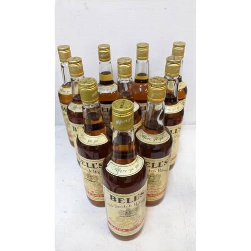 68 - Ten bottles of Bells Old Scotch Whisky extra special Location: CRATE Grey Filing Cab