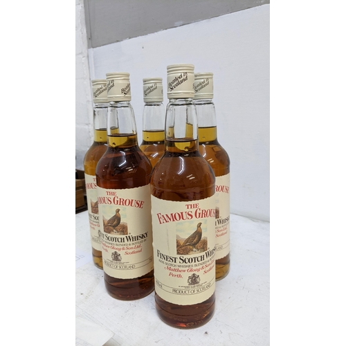 70 - Five bottles of The Famous Grouse Finest Scotch Whisky, 5 x 75cl Location: CRATE Grey Fling Cab