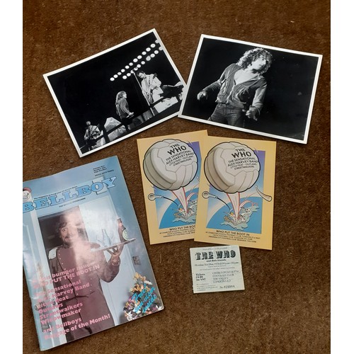 230 - The Who Interest-An original ticket and concert brochure from 'The Who Put the Boot In' concert May ... 