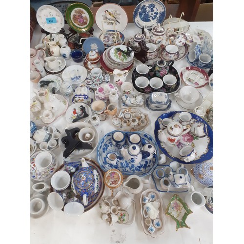 235 - A large quantity of small decorative dishes to include Limoges, Wedgwood, Worcester and Orientals to... 