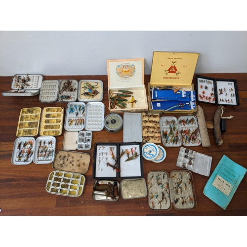 550 - Fly fishing related items to include boxes of flys, a reel and lures
Location:A2F
If there is no con... 