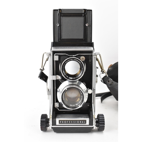 115 - A Mamiya C33 Professional TLR camera, serial no. H 337599 R, housed in a black leather case
If there... 