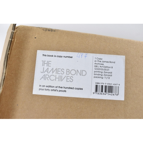 120 - A Taschen collectors edition, James Bond Archives, reputedly a gold edition numbered 190/250, with o... 