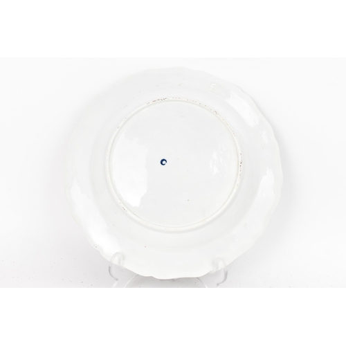 125 - An 18th century Worcester dish, Dr. Wall first period, circa 1770, decorated in blue and white in th... 