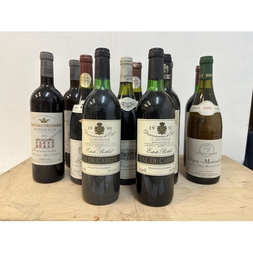 147 - Three bottles Chateau Frederic - Bordeaux 2002, two bottles Chateau Grand Videau - Bordeaux Superior... 