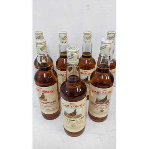 156 - Seven bottles of The Famous Grouse Finest Scotch Whisky, 7 x 75cl Location: CRATE