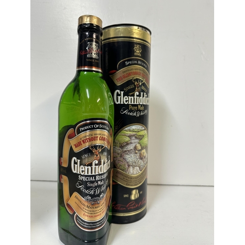 104 - A single bottle of Glenfiddich Special Reserve Pure Malt, 70cl,  Location: shelf A
If there is no co... 