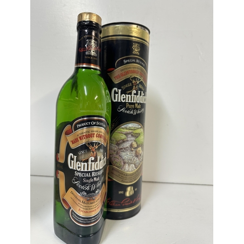 104 - A single bottle of Glenfiddich Special Reserve Pure Malt, 70cl,  Location: shelf A
If there is no co... 