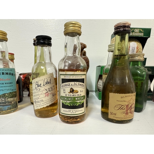 119 - A collection of miscellaneous miniatures to include Whisky, Drambuie,  Location: L4
If there is no c... 