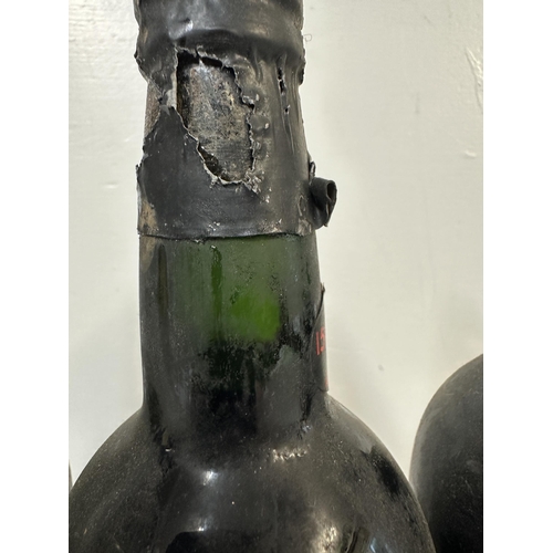 126 - Three bottles of Quinta Do Noval 1963 Vintage A/F, lower shoulder on 1, Lower neck on 2
Location:
If... 