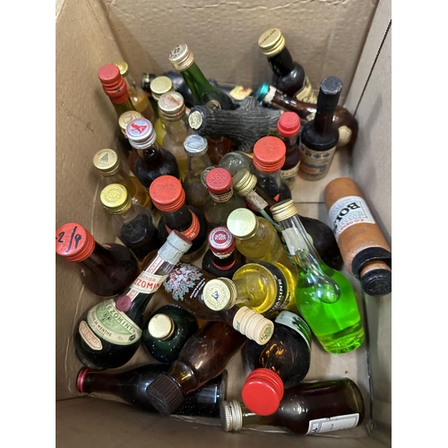 130 - A collection of over 300 miniatures to include Gin, Scotch, Vodka, Cider, Bourbon, etc,  Location:
I... 