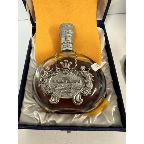 134 - Whyte & Mackay Blended Scotch Whisky, 12 year old commemorative case. The marriage of the Prince of ... 