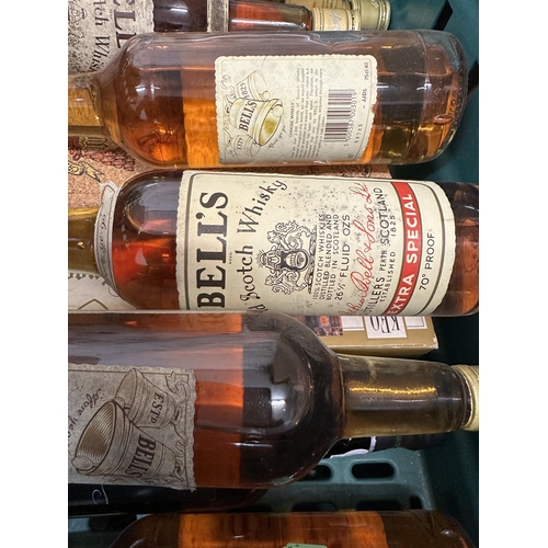 148 - Six bottles of Bells Old Scotch Whisky, four x 26 2/3 floz , 2 x 75cl,  Location: Crate
If there is ... 