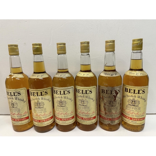 149 - Six bottles of Bells Old Scotch Whisky, 6 x 26 2/3 fl oz
Location: Crate
If there is no condition re... 