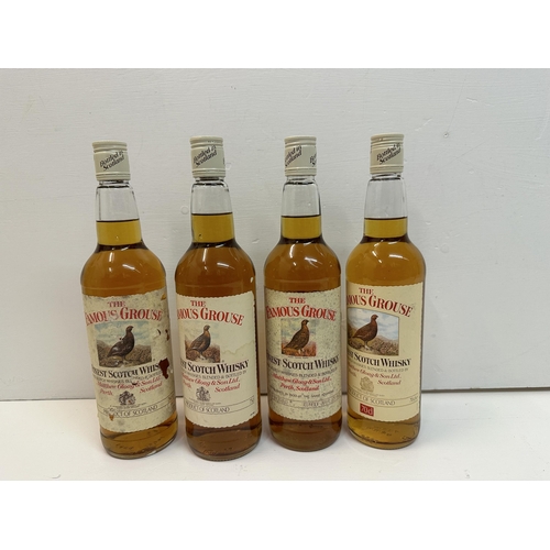 150 - Four bottles of The Famous Grouse Scotch Whisky, Location: 
If there is no condition report shown, p... 