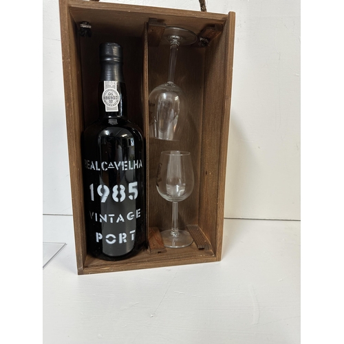 24 - A single bottle of Real Companhia Velha Vintage Port 1985,  Location:
If there is no condition repor... 