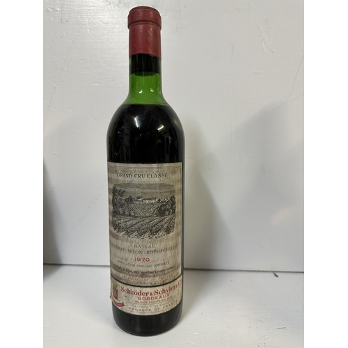 32 - One bottle of Chateau Duhart Milon Rothschild 1970 Vintage,  Location:
If there is no condition repo... 