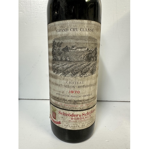 32 - One bottle of Chateau Duhart Milon Rothschild 1970 Vintage,  Location:
If there is no condition repo... 