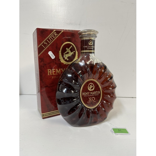 51 - One bottle of Remy Martin X0 Special Champagne Cognac, 1.5 lt, Location:
If there is no condition re... 