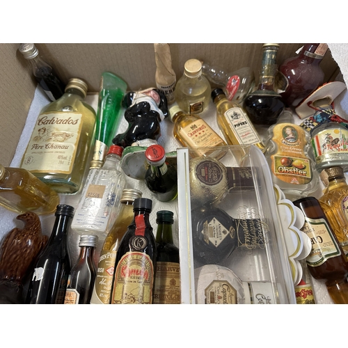 58 - A large collection of miniatures to include Whisky, Rum and Vodka, A/F   Location:
If there is no co... 