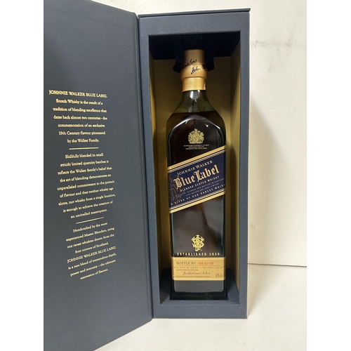 94 - A single bottle of Johnnie Walker Label in presentation box, 70cl,  Location: shelf 3
If there is no... 