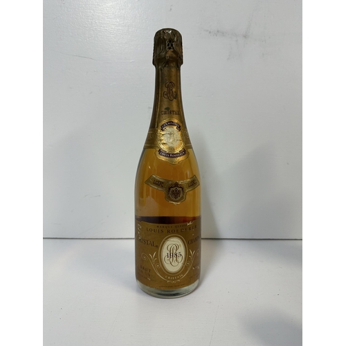 98 - A single bottle of Louis Roederer Cristal Champagne,  Location: shelf 3
If there is no condition rep... 