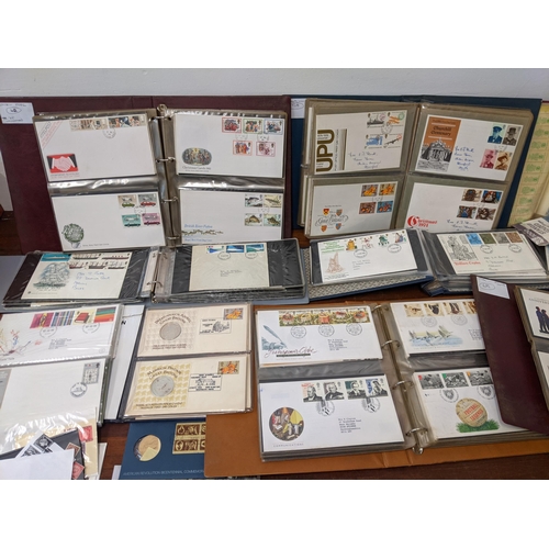 351 - 7 albums of First Day covers and miscellaneous stamps, booklets, covers and other items from the 196... 